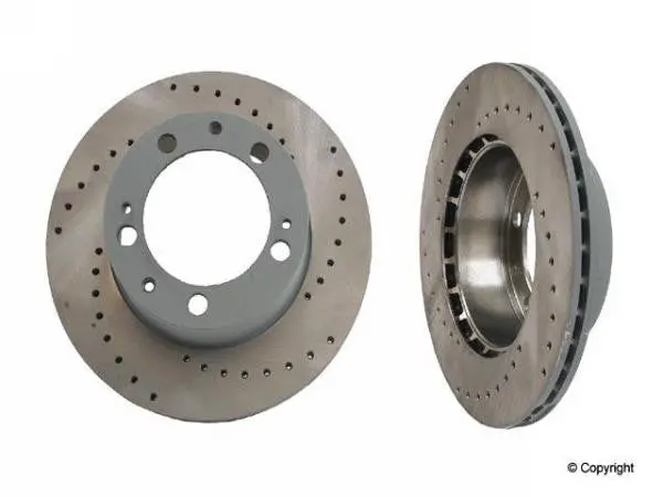 X-Drilled Brake Rotor Front 944 '87-'89 944S 1