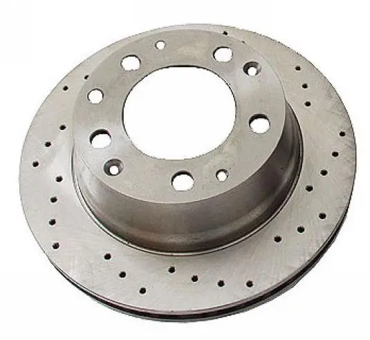 X-Drilled Brake Rotor Rear Left 911 '84-'89 Sebro 1
