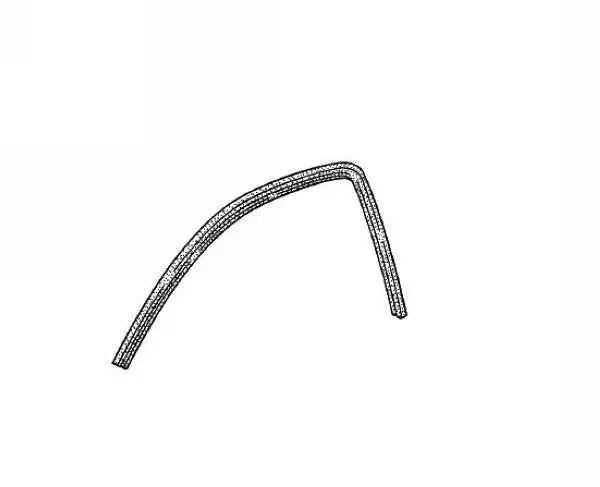 Porsche Upper Window Channel Guide Seal - Left 1