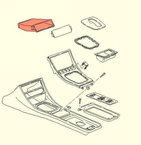 Porsche 944 Dash Console Box 1