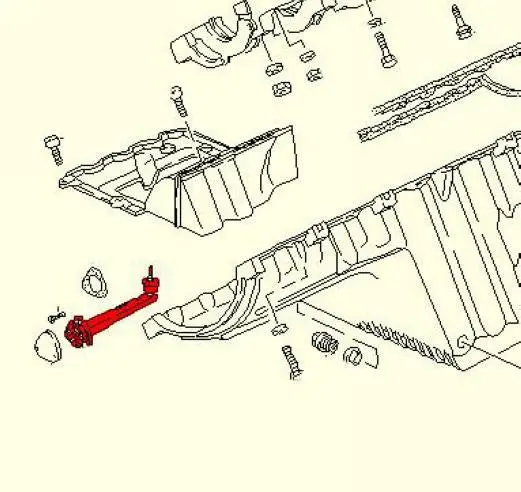 Porsche 924S 944 968 Oil Level Sender Switch 1