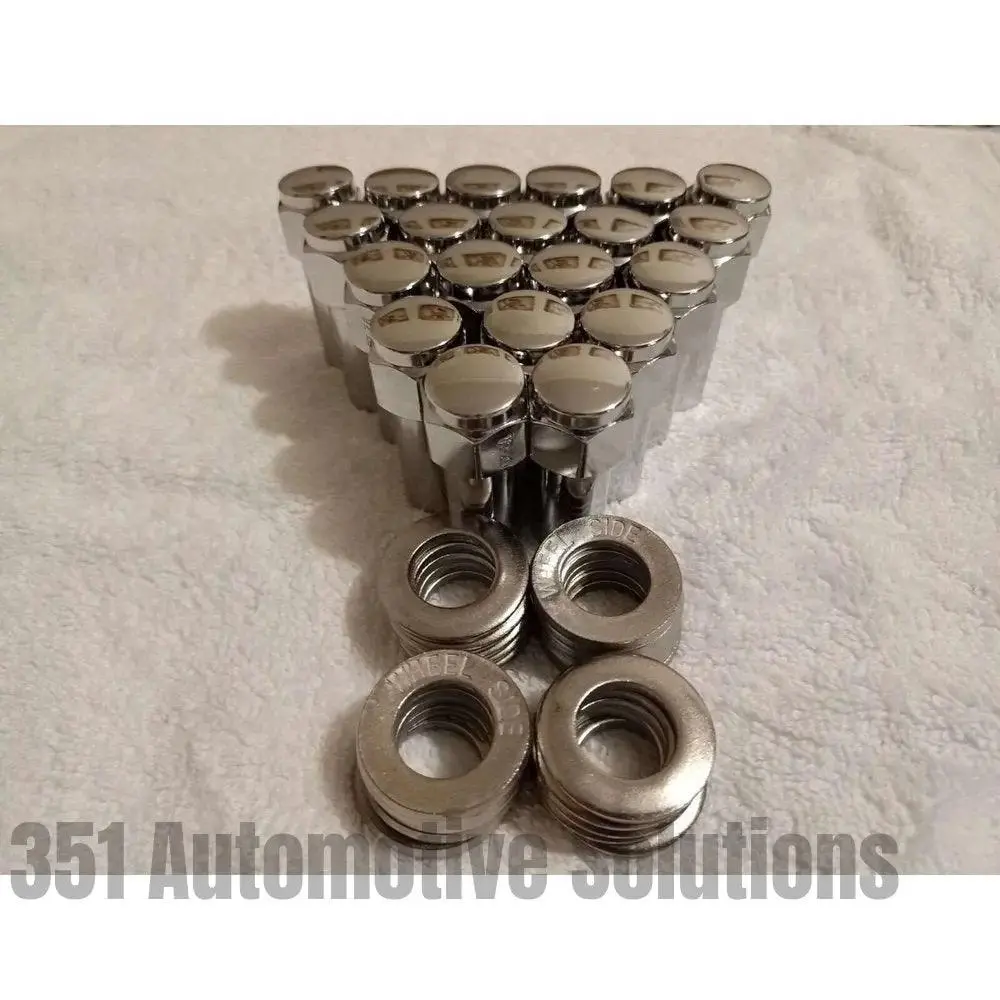 10X 1/2In Unf Nuts & Washers Cragar Ss Weld Wheels Centerline Draglite Prostar 1