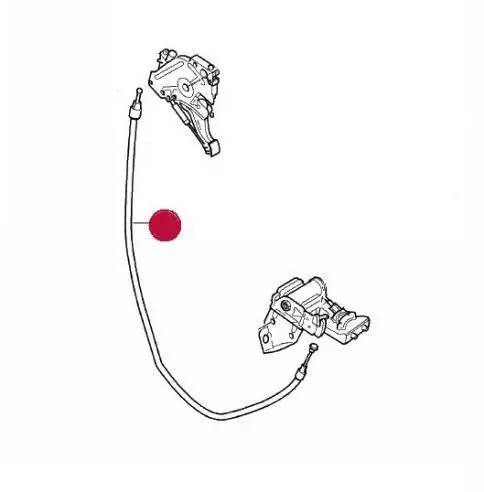 Porsche Hand Brake Cable - Front 1