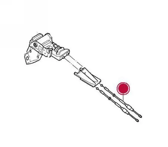 Porsche Hand Brake Cable - Rear 1