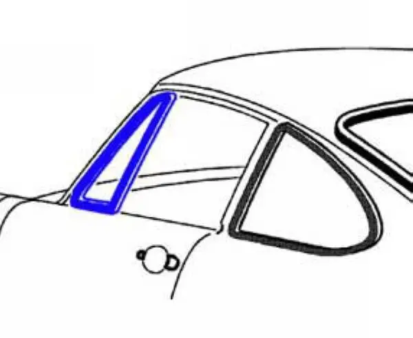 Coupe Vent Window Seal Left - Moveable - Oem 1
