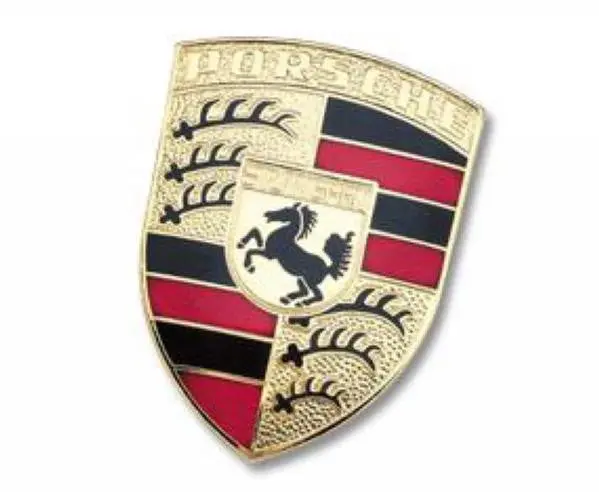 Porsche Hood Badge Crest Emblem 1973-94 Style 1