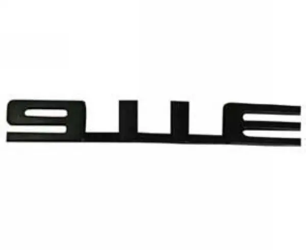Emblem Rear Deck - Black 911E - Metal 1