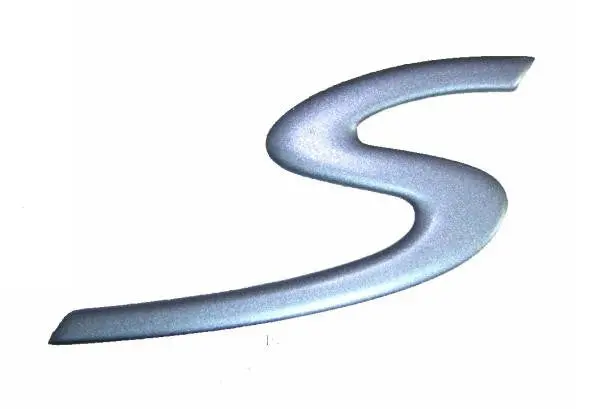Porsche Emblem S Titan Metalic 1
