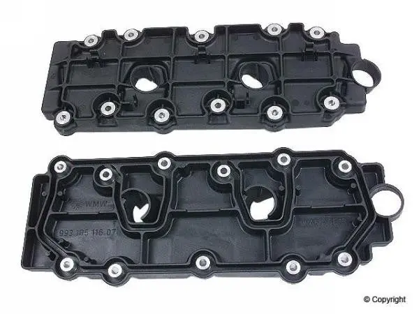 Porsche 993 Lower Valve Cover - Exhaust 1