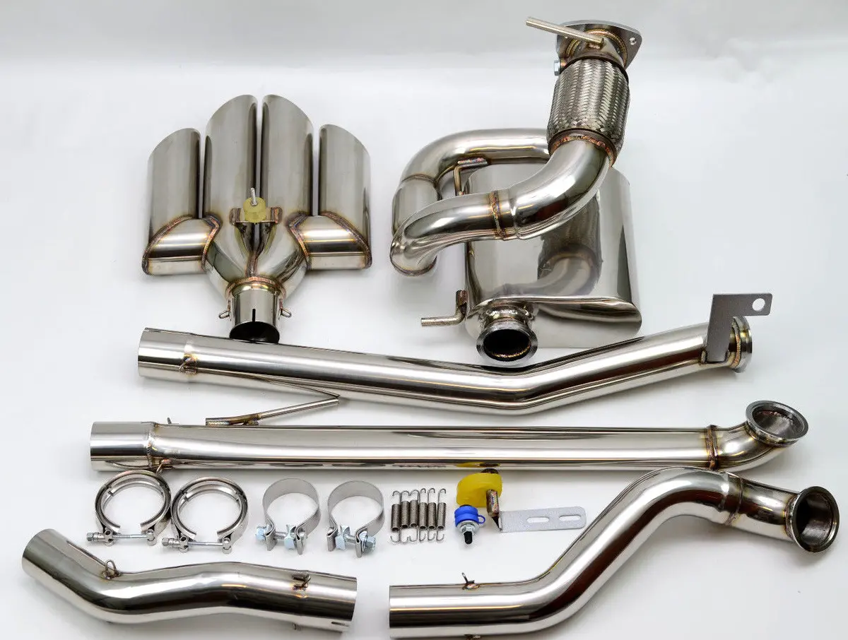 15-19 Polaris Slingshot Rear Center Exit Exhaust Quad Tips 1