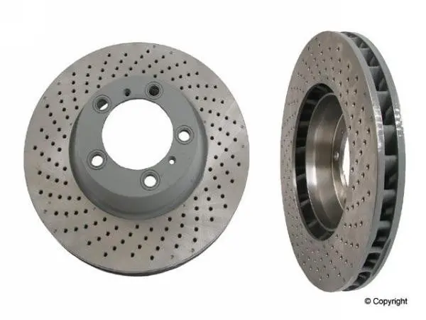 Porsche Brake Rotor Front Left - Sebro Coated 1