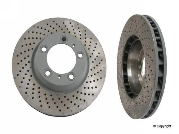 Porsche Brake Rotor Front Right - Sebro Coated 1