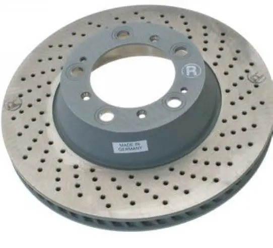 Porsche Brake Rotor Rear Right - Sebro Coated 1