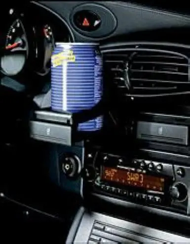 Porsche Rectactable Cup Holder Tray - Holds 1 Cup 1