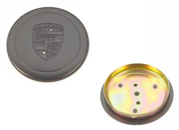 Porsche Wheel Center Cap - Black Original 1