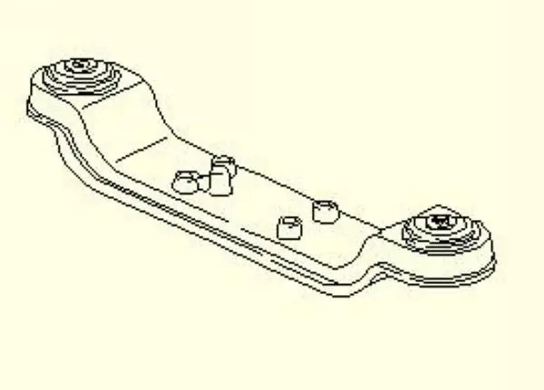 Porsche 911 Transmission Mount 1