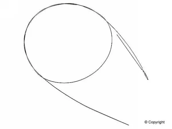 Porsche 911 Heater Control Valve Cable 1