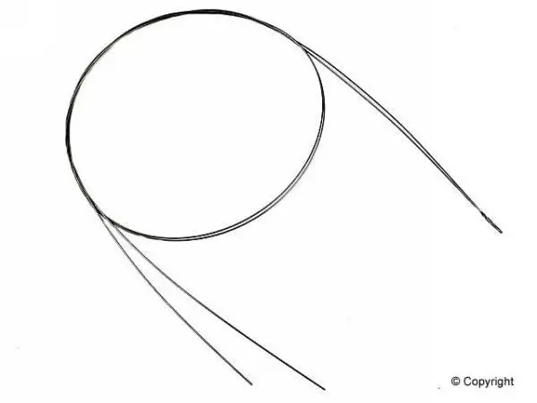 Porsche 911 Heater Valve Control Cable 1
