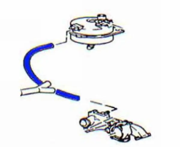 Porsche Expansion Tank To Housing Hose 1