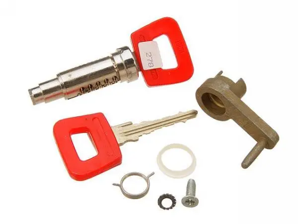 Porsche Door Handle Lock Cylinder With 2 Keys Left 1