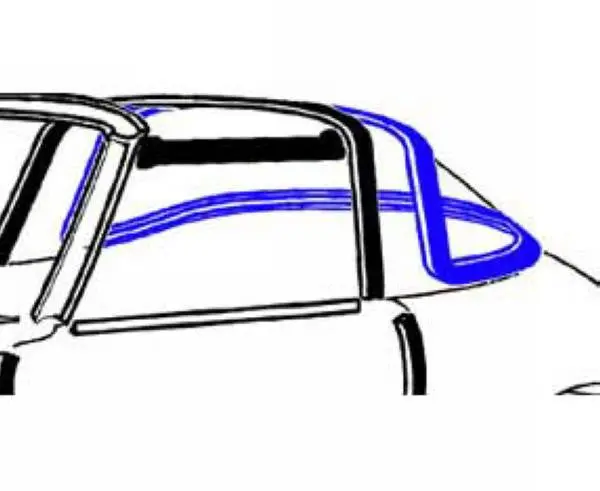 Porsche Rear Windshield Window Seal Targa 1
