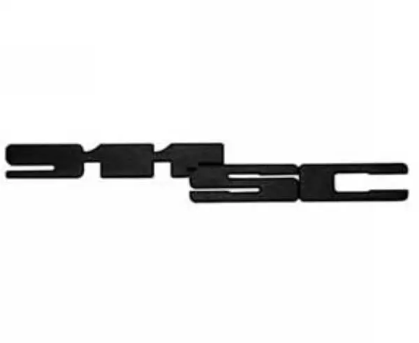 Porsche Emblem Badge Rear Deck - Black 911 Sc 1
