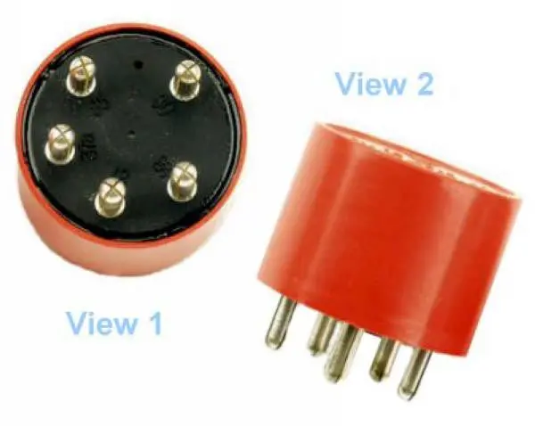 Porsche Relay Round Red Fuel Pump 1