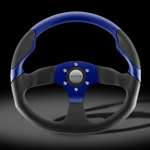 Momo Commando Steering Wheel - Blue 350 Mm 1