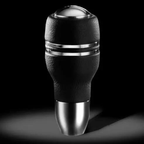 Momo Automatic Shift Knob - Black Leather 1