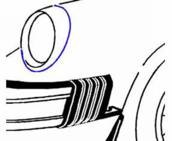 Porsche Headlight Seal O Ring Oring Left Or Right 1