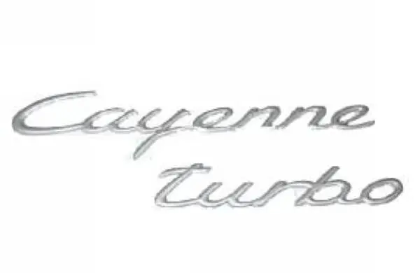 Porsche Cayenne Turbo Rear Emblem 1