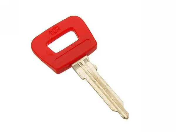 Porsche Key Blank Red Valet Key 1