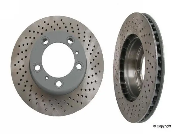 Porsche Brake Rotor Disc Front Right Sebro Coated 1
