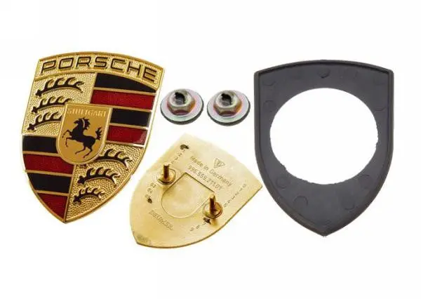 Porsche Hood Badge Crest Kit 1997-08 Style 1