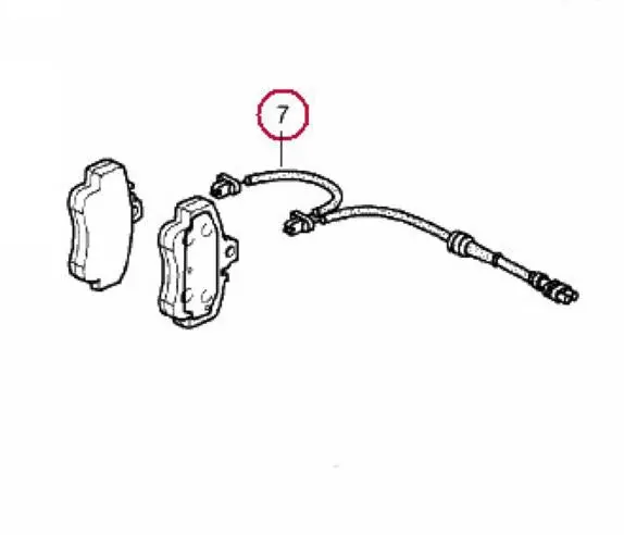 Porsche Brake Wear Sensor - Front Right 1