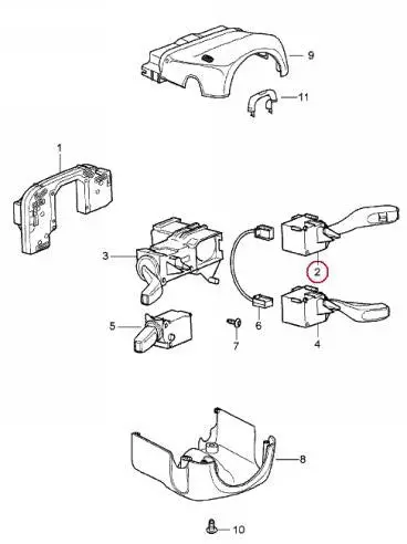 Porsche Wiper Switch 1