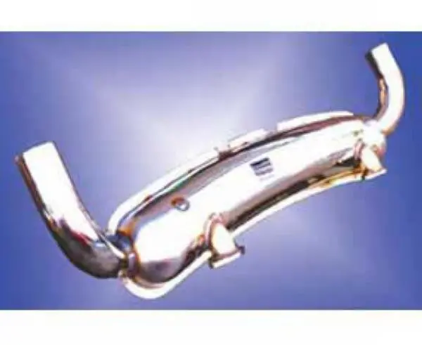 Porsche Muffler Dansk Polished Stainless Steel 1