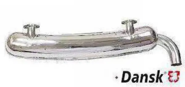 Porsche Muffler Dansk Polished Stainless Steel 1
