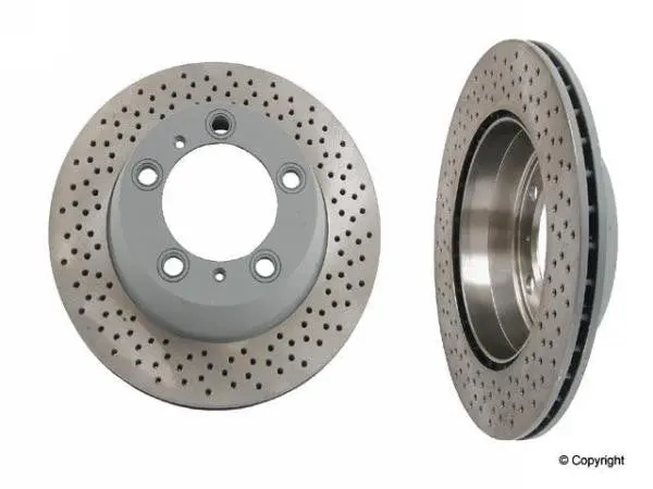 Porsche Brake Rotor Disc Rear - Sebro Coated 1