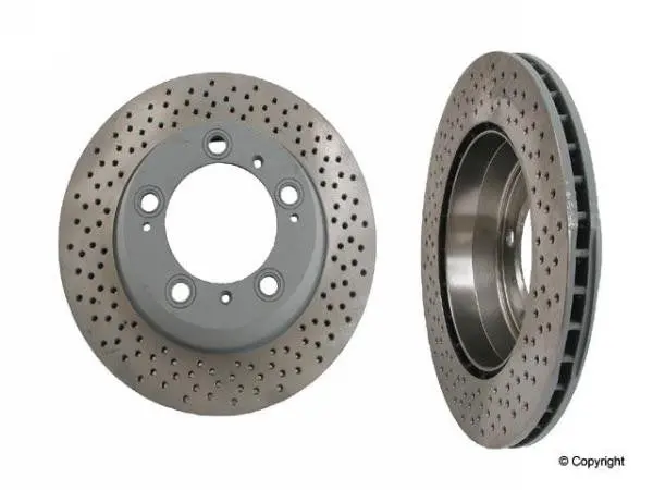 Porsche Brake Rotor Disc Rear - Sebro Coated 1