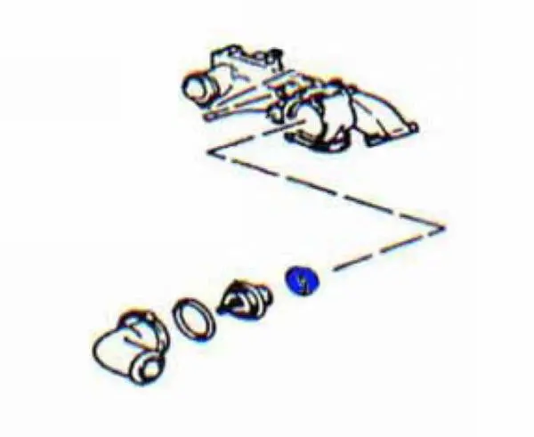 Porsche 928 Thermostat Seal Inner Oring O Ring 1