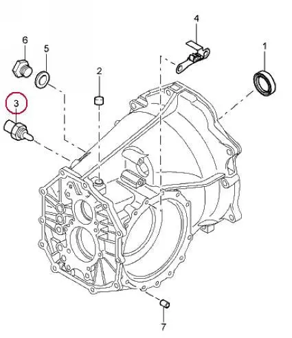 Porsche Back Up Reverse Light Switch 1