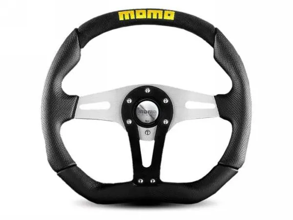 Momo Trek Steering Wheel - Black Suede 350Mm 1