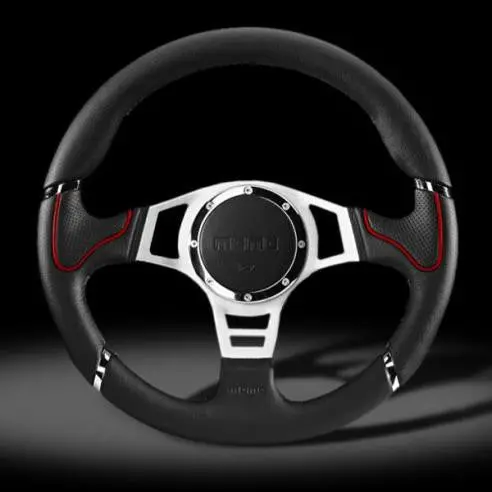 Momo Millenium Sport Steering Wheel - Red 350Mm 1