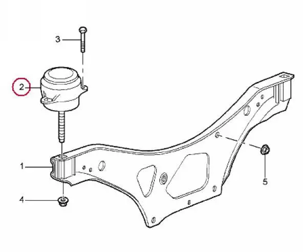 Porsche Motor Mount - For Coupe 1