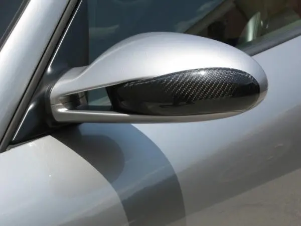 Porsche Carbon Fiber Mirror Cover Insert Set 1