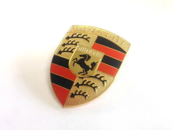Porsche Hood Badge Crest Orange 1963-73 Style 1