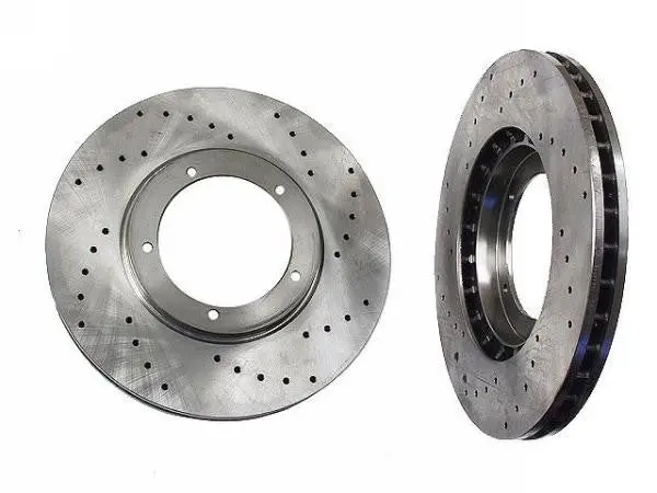 Zimmermann Cross Drilled Brake Rotor Disc Front 1