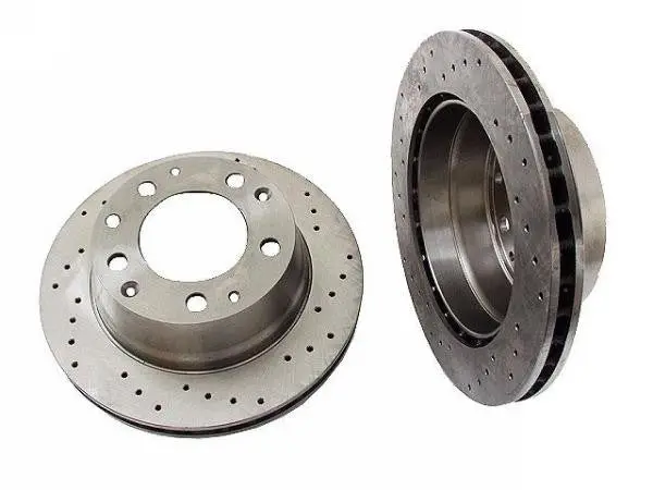 Zimmermann Cross Drilled Brake Rotor Rear 1