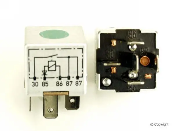 Porsche High Beam Power Supply Relay 1